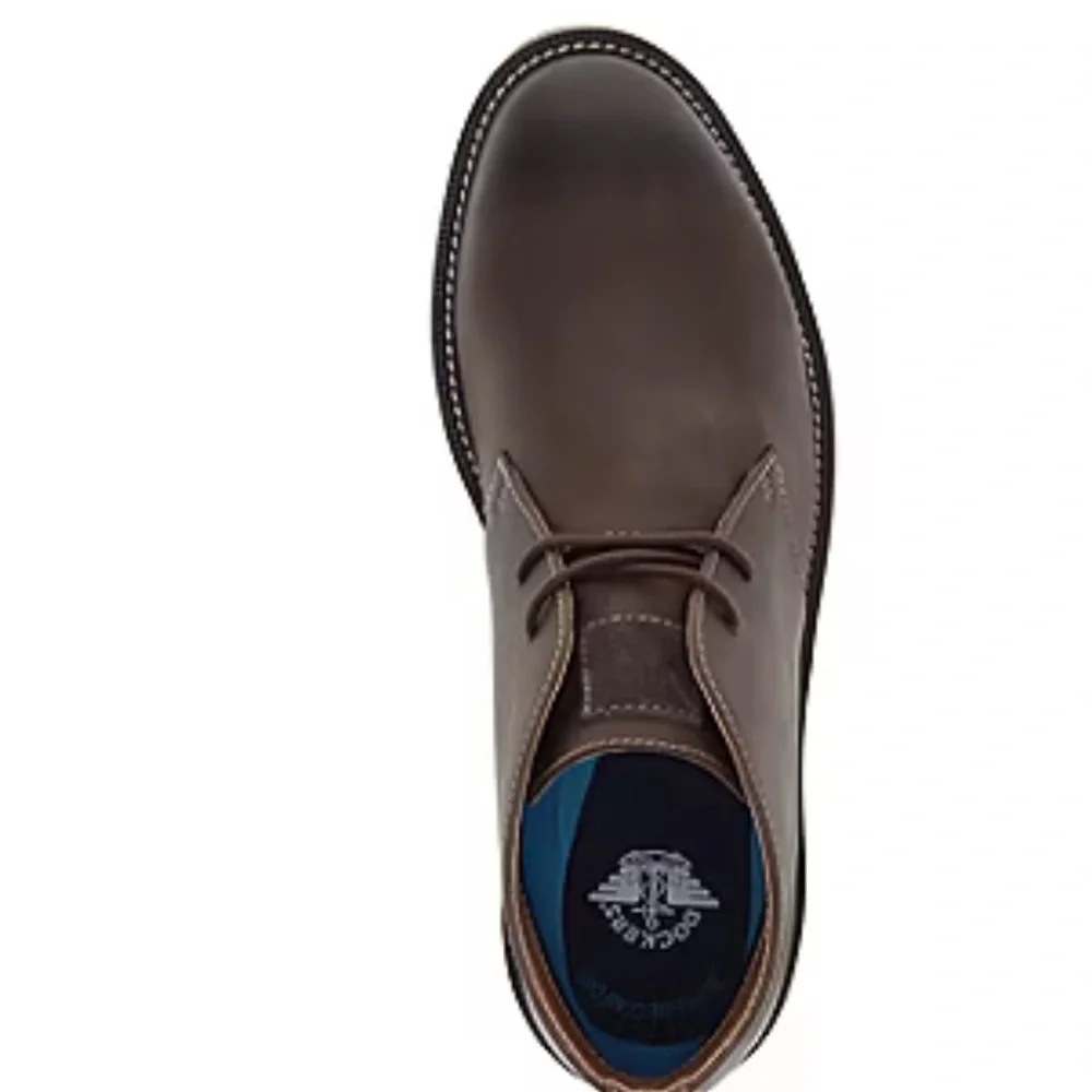 Dockers Nigel Leather Chukka Boots Mens 10 Brown Business Casual Comfort NEW